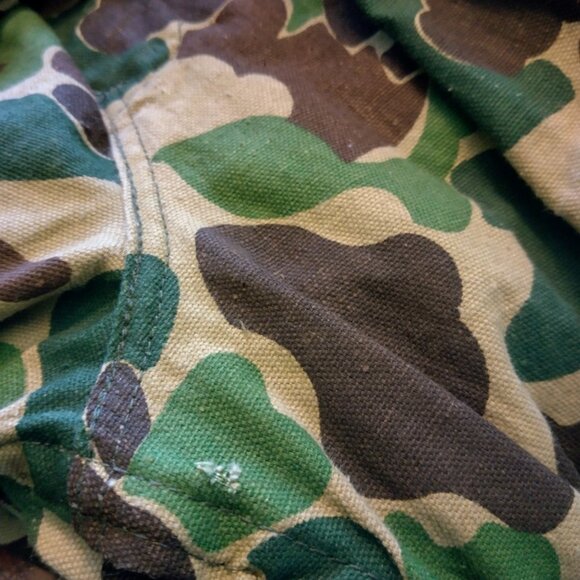 Vintage Ranger Hunting Outfit Duck Camo Pants And Shirt Men L Camouflage Hunt - Picture 9 of 16